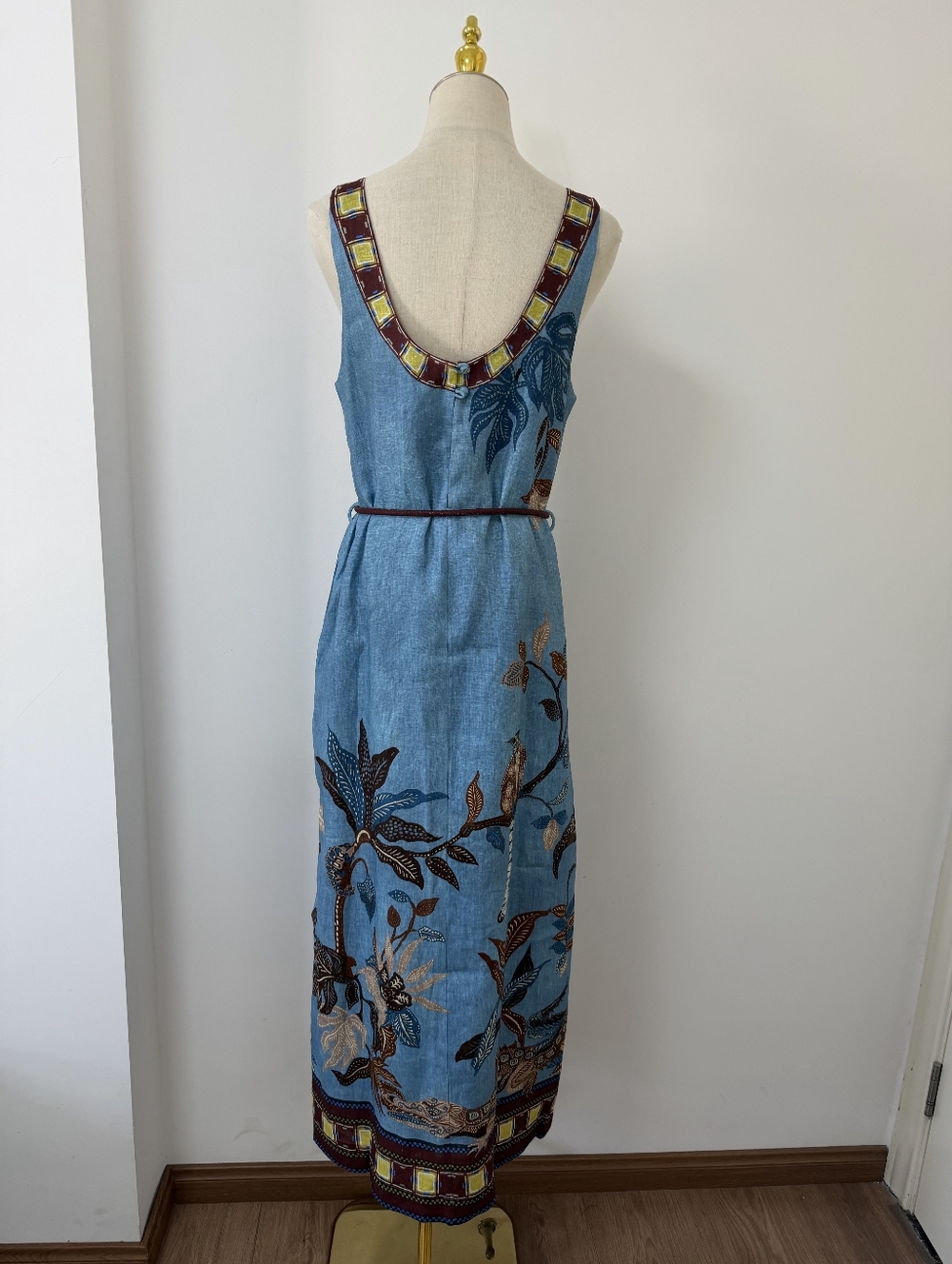 ALEMAIS Georgie printed linen midi dress - Picture 7 of 13
